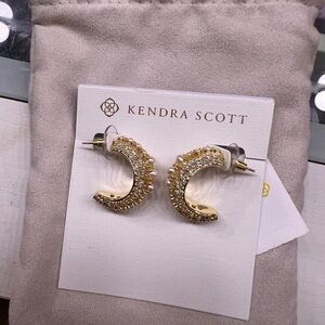 Kendra Scott Gold Krista Hoop Earrings